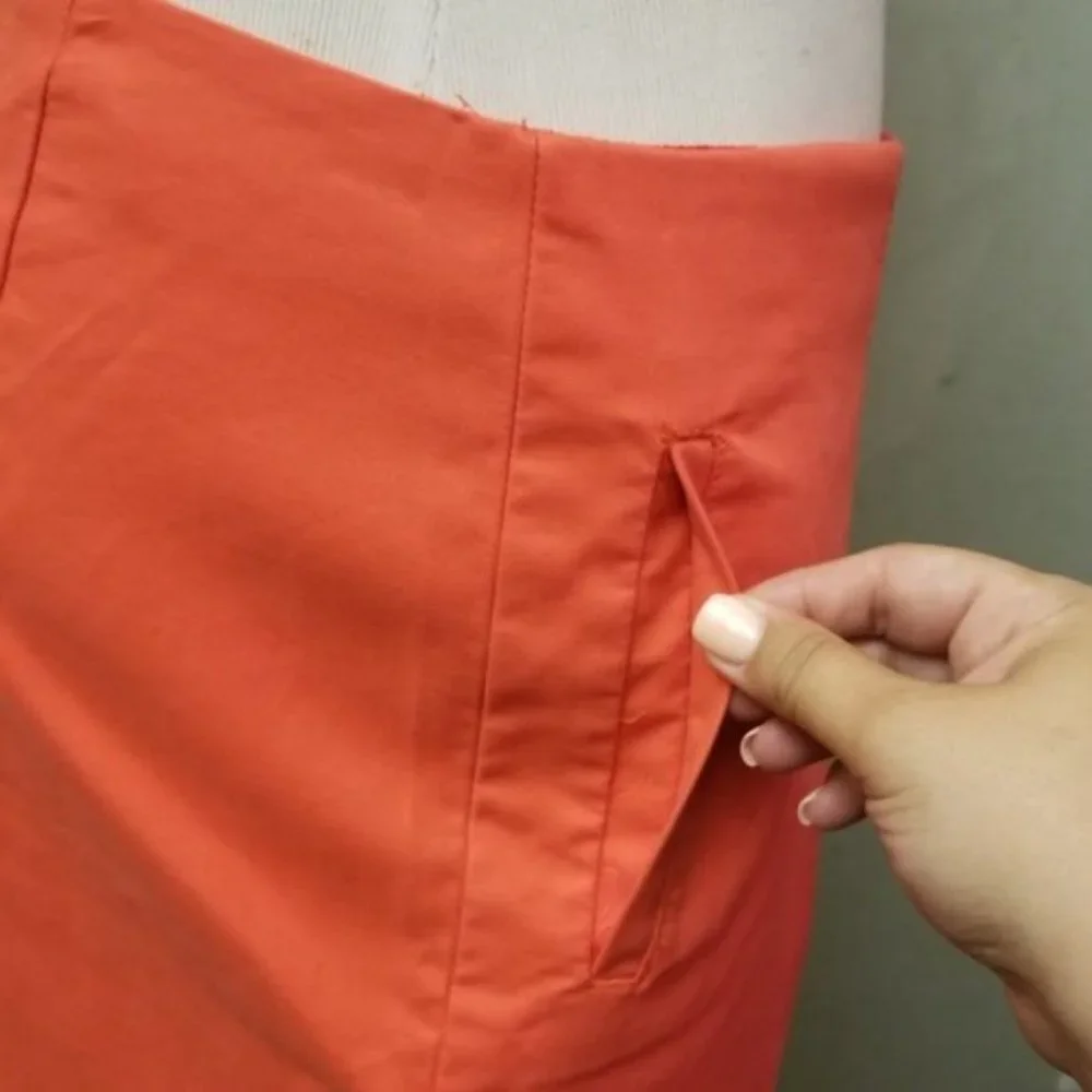 NWOT J.Crew orange mini skirt size 0 (98)